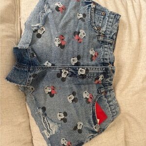 Disney Jean shorts